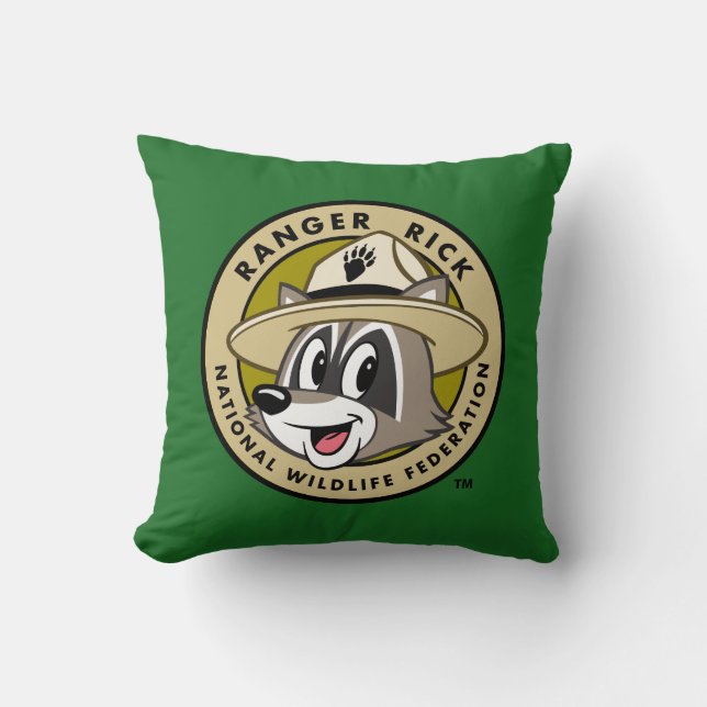 Ranger Rick | Ranger Rick Logo Cushion (Front)