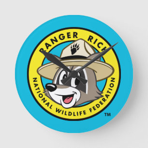 Ranger Rick Ranger Rick Logo Round Clock