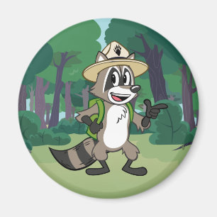 Ranger Rick   Ranger Rick Pointing Magnet