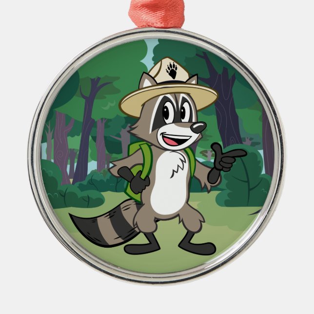 Ranger Rick | Ranger Rick Pointing Metal Tree Decoration (Front)