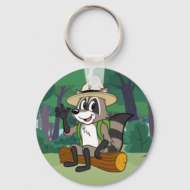 Ranger Rick | Ranger Rick Sitting Key Ring (Front)