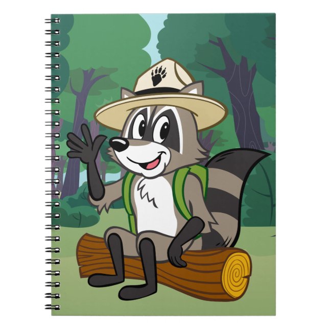 Ranger Rick | Ranger Rick Sitting Spiral Notebook (Front)