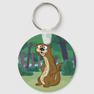 Ranger Rick   Reggie Otter Key Ring