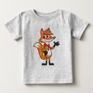 Ranger Rick Scarlett Fox Waving Baby T-Shirt