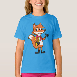 Ranger Rick Scarlett Fox Waving T-Shirt