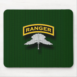 Ranger tab and HALO badge Mouse Pad