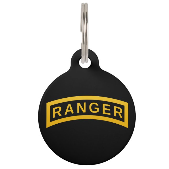 Ranger Tab Pet Tag (Front)