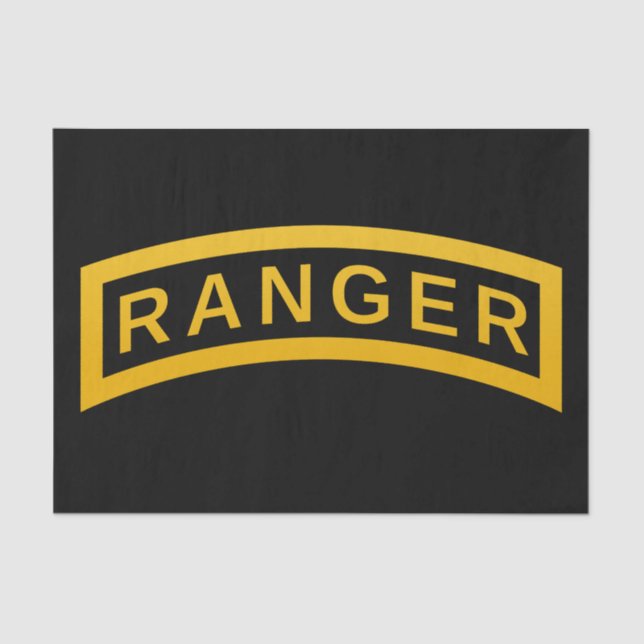 Ranger Tab Tissue Paper (Front)