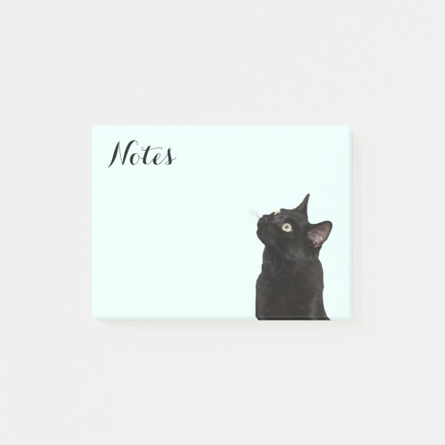 Ranger the Black Cat Post-it Notes (Front)