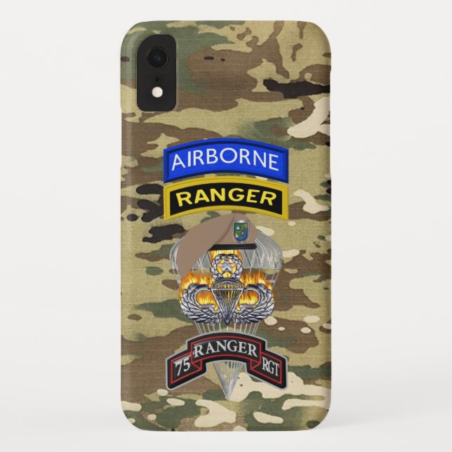 “Rangers Lead The Way” 75th Ranger Regiment Case-Mate iPhone Case (Back)