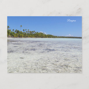 Rangiroa Blue Lagoon Holiday Postcard