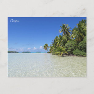 Rangiroa Blue Lagoon Holiday Postcard