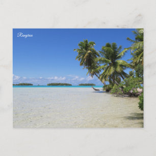 Rangiroa Blue Lagoon Holiday Postcard