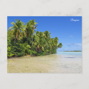 Rangiroa Blue Lagoon Holiday Postcard