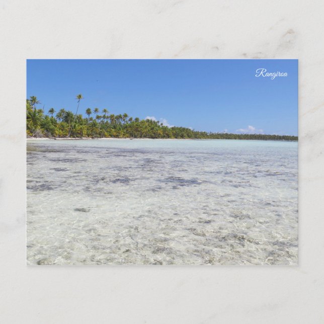 Rangiroa Blue Lagoon Postcard (Front)