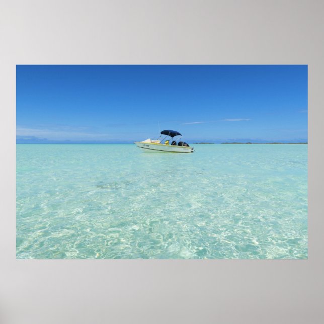 Rangiroa Blue Lagoon Poster (Front)