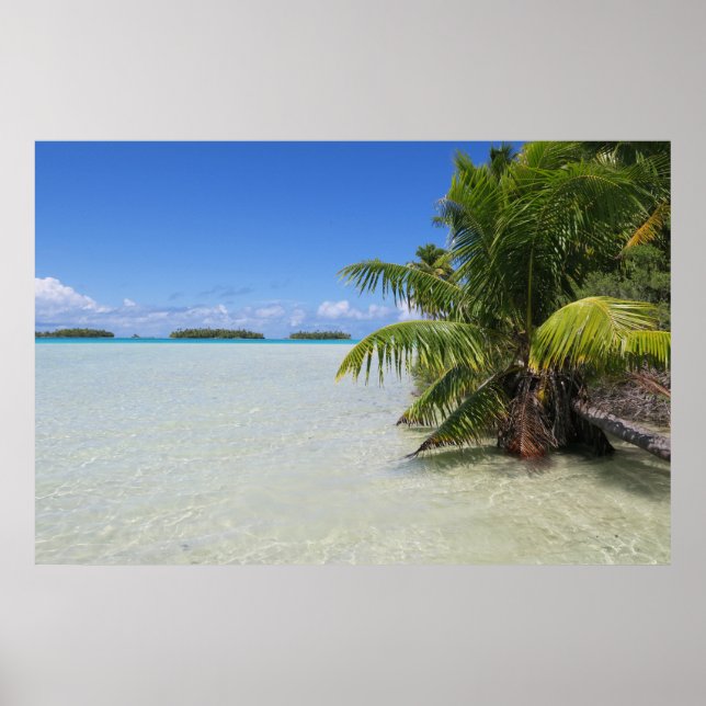 Rangiroa Blue Lagoon Poster (Front)