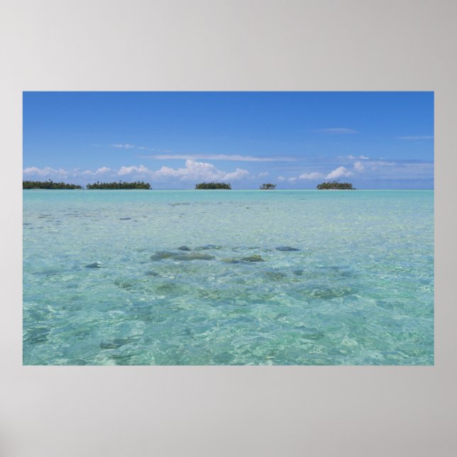 Rangiroa Blue Lagoon Poster (Front)