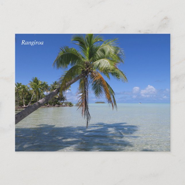 Rangiroa French Polynesia Holiday Postcard (Front)