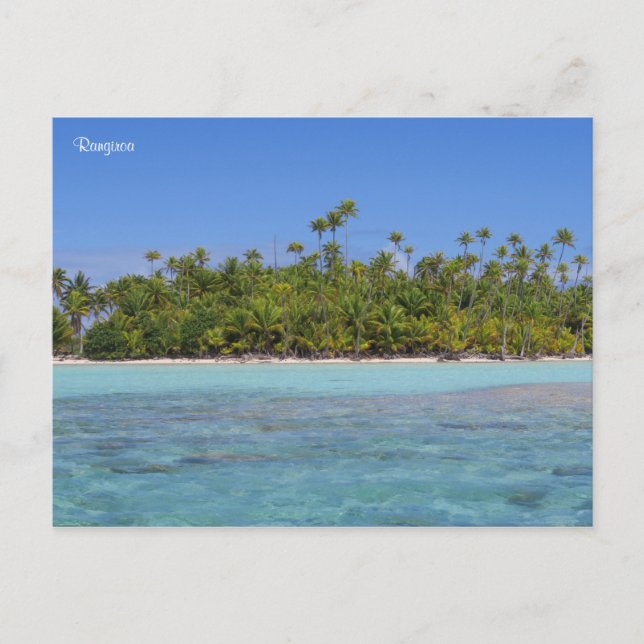 Rangiroa French Polynesia Postcard (Front)