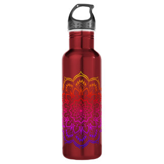 Rangoli printed Stainless steel bottle