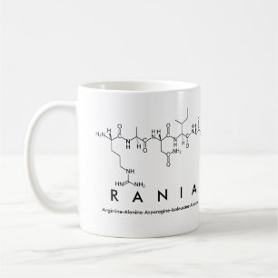Rania peptide name mug