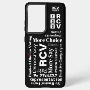 Ranked Choice Voting words Samsung Galaxy Case