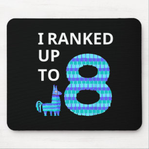 Ranked Up To 8 Birthday Video Game Llama Piñata Bi Mouse Pad