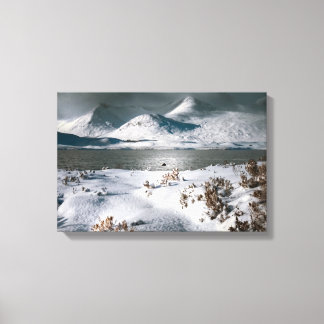 Rannoch Moor Black Mount Canvas Print