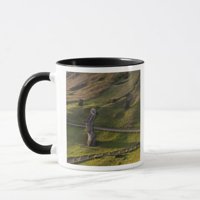 Rano Raraku, Rapa Nui, Easter Island, Chile Mug (Left)