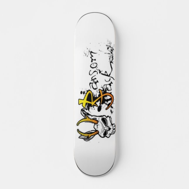 ransom jack white board skateboard (Front)