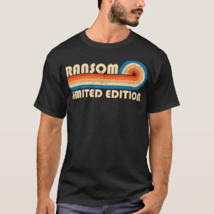RANSOM Surname Retro Vintage s s Birthday Reunion  T-Shirt