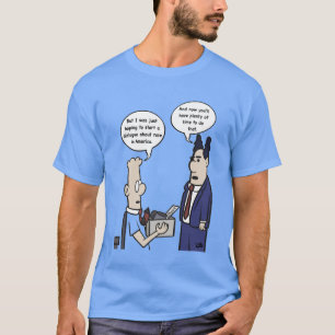 Rant Cartoon Men's Blue T-Shirt