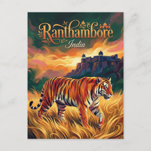 Ranthambore National Park India Postcard