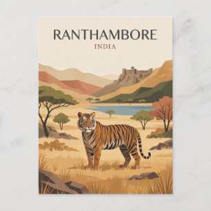 Ranthambore National Park India Postcard