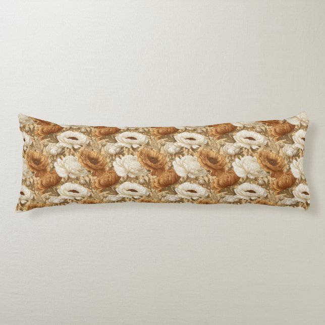 Ranunculus Botanical Interior Design Artistic Preg Body Cushion (Front)