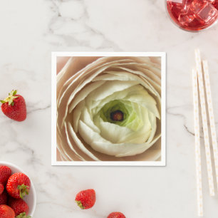 Ranunculus Flower Paper Napkins