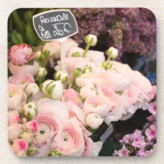 Ranunculus For Sale Coaster (Front)