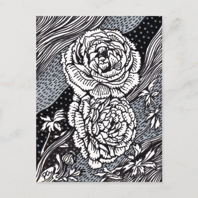 Ranunculus Postcard (Front)