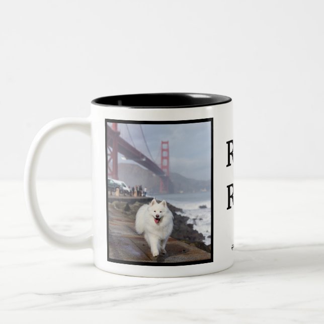 Rao Rao! Two-Tone Coffee Mug (Left)