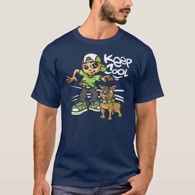Rap boy and his dog T-Shirt (Front)