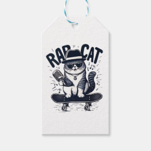 Rap Cat Harmony Gift Tags