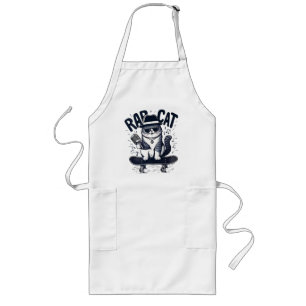 Rap Cat Harmony Long Apron