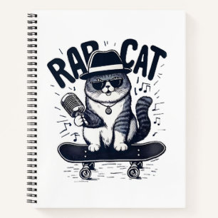 Rap Cat Harmony Notebook