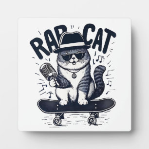 Rap Cat Harmony Plaque
