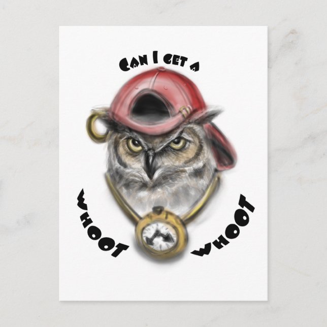 Rap Owl Postcard (Front)