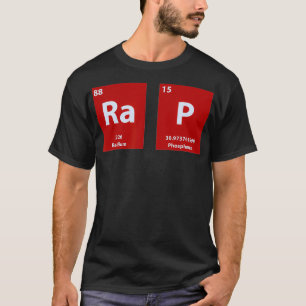 Rap Periodic Table Of Elements Nerd Rap T-Shirt