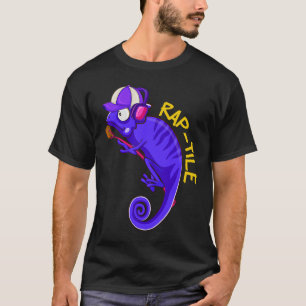 Rap tile Hip hop Fan Rapper Reptile Music Lover He T-Shirt