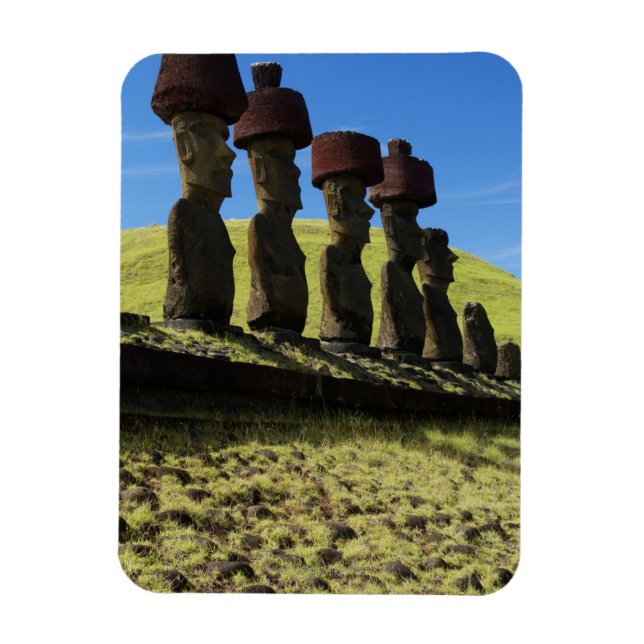 Rapa Nui artefacts, Easter Island Magnet (Vertical)