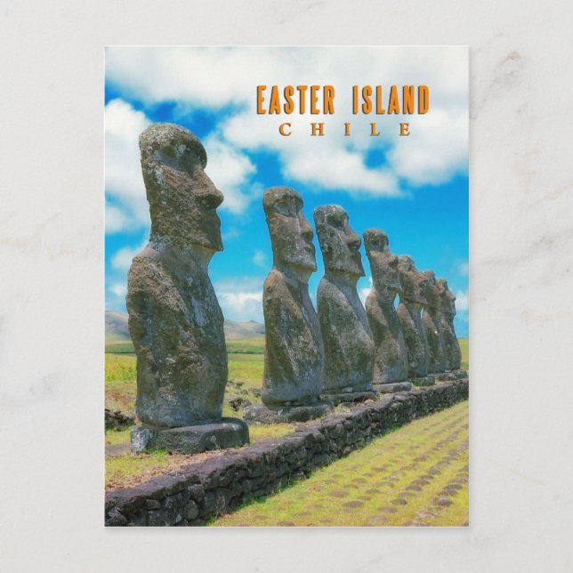 Rapa Nui, Easter Island Postcard (Front)